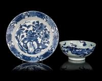 Two Chinese Blue and White Porcelain Wares