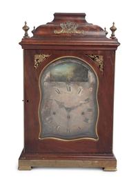 A George III Mahogany Bracket Clock