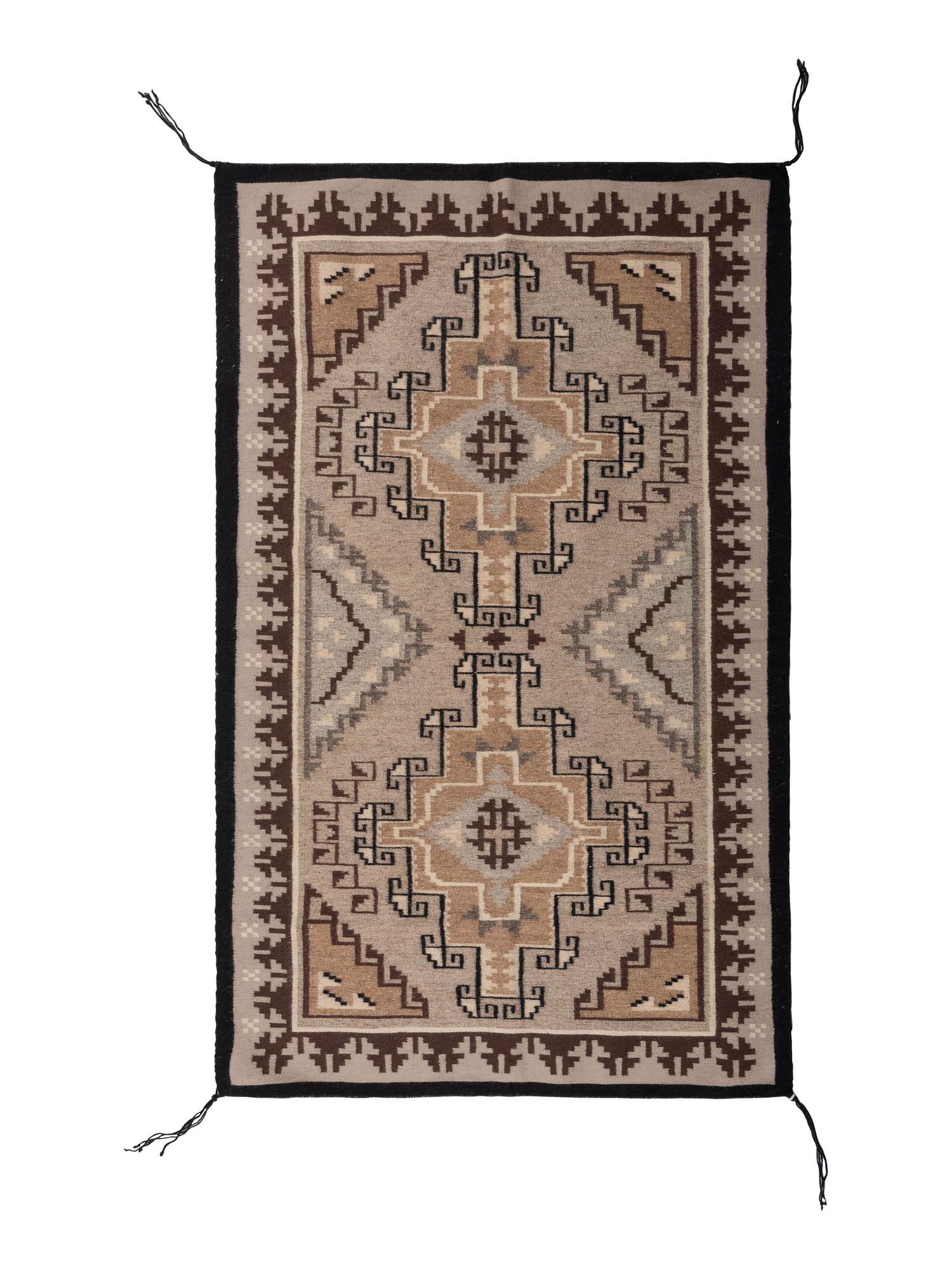 Navajo Two Grey Hills Weaving / Rug
