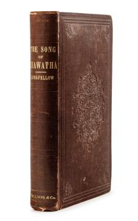 LONGFELLOW, Henry Wadsworth (1807-1892). The Song of Hiawatha . Boston: Ticknor and Fields, 1860.