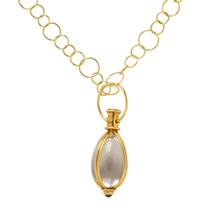 TEMPLE ST. CLAIR, YELLOW GOLD AND ROCK CRYSTAL PENDANT