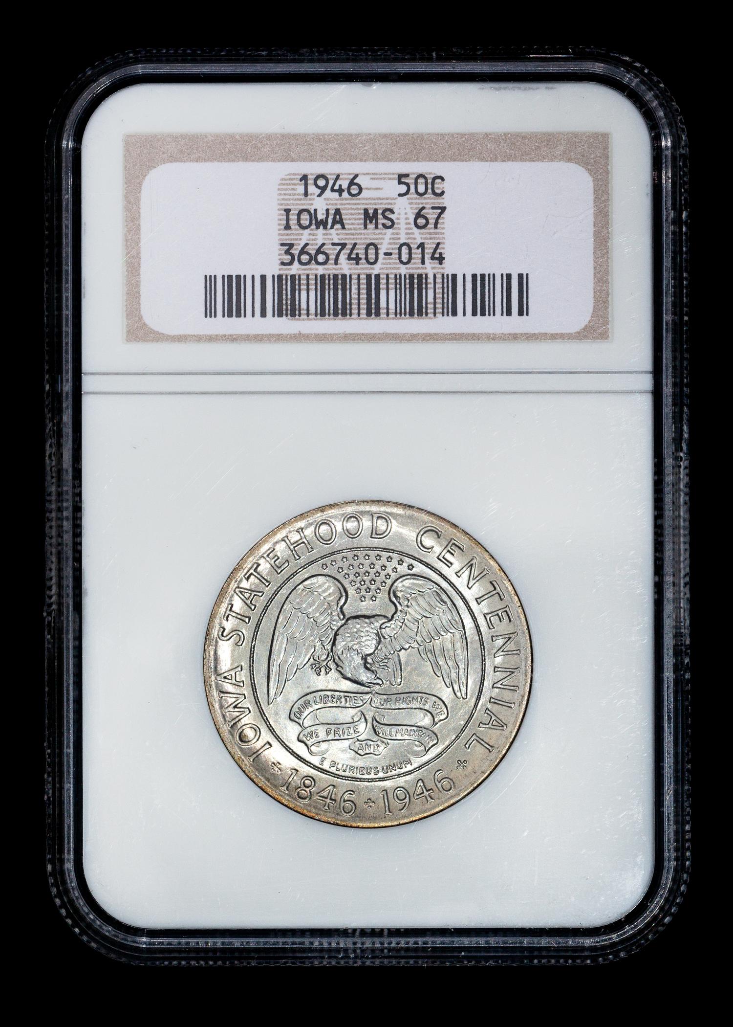 A United States 1946 Iowa Commemorative 50c Coin