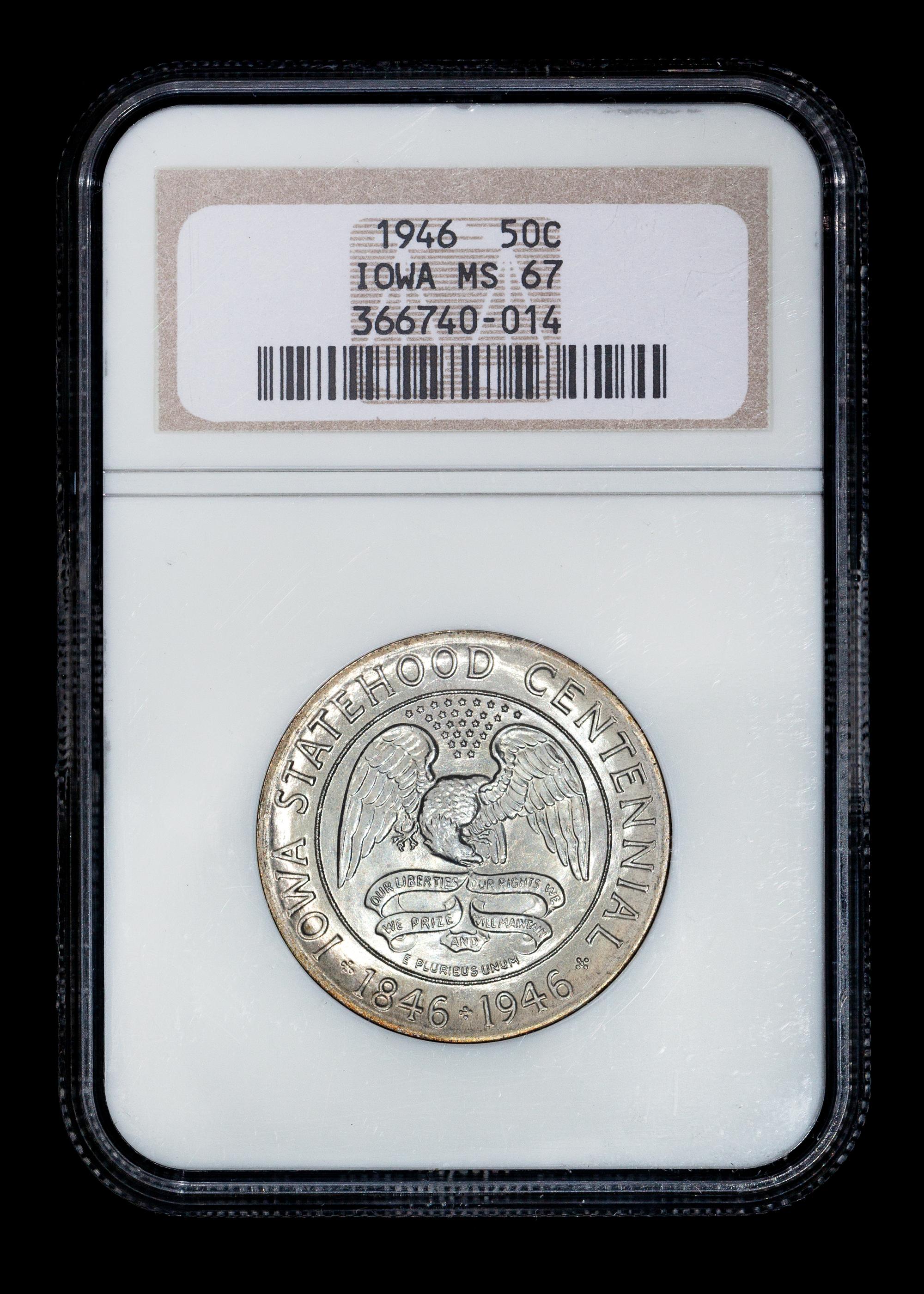 A United States 1946 Iowa Commemorative 50c Coin