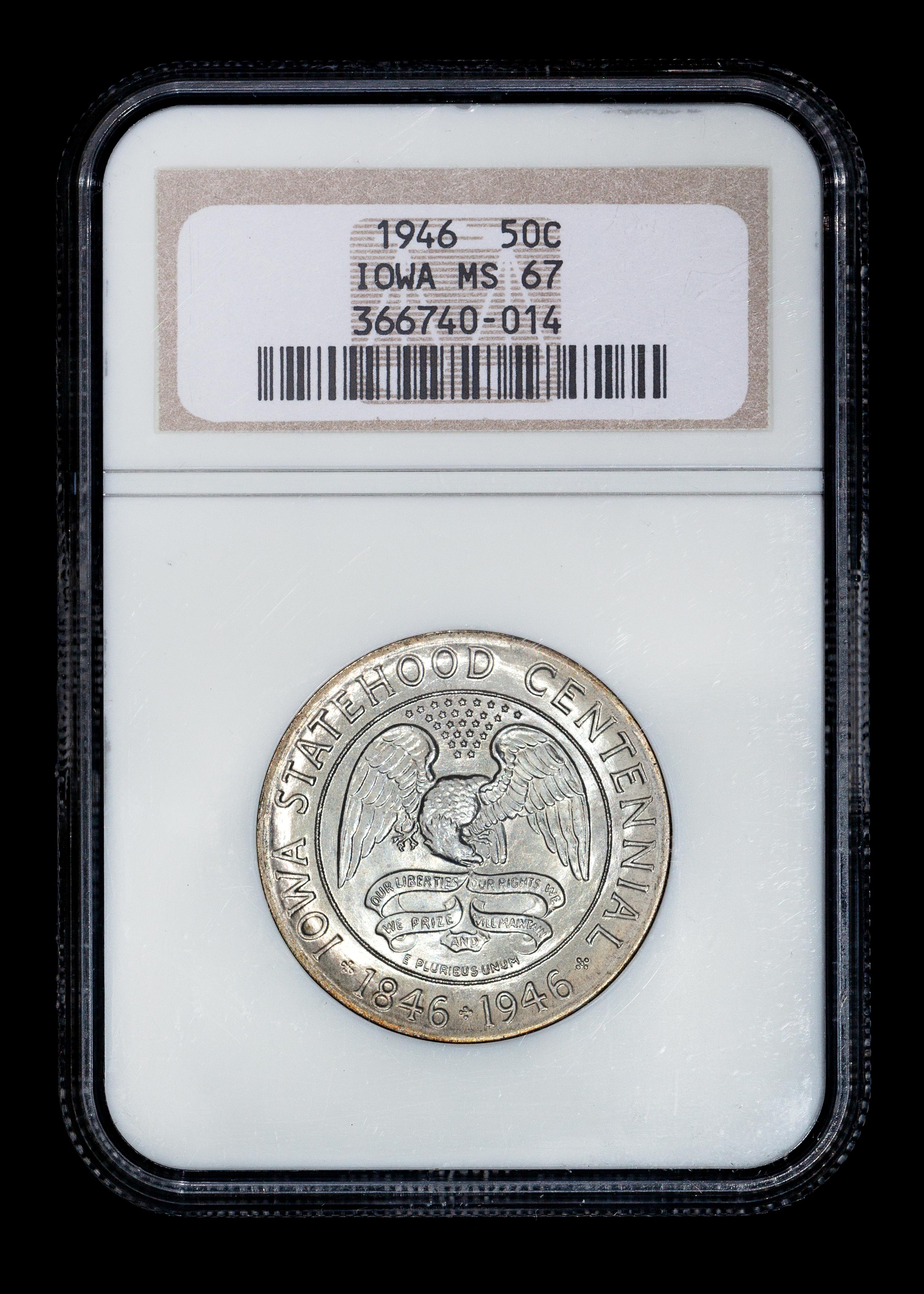 A United States 1946 Iowa Commemorative 50c Coin