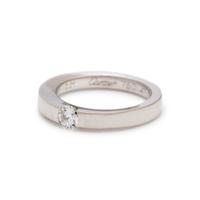 CARTIER, WHITE GOLD AND DIAMOND RING