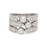 BULGARI, WHITE GOLD AND DIAMOND 'FIREWORKS' RING