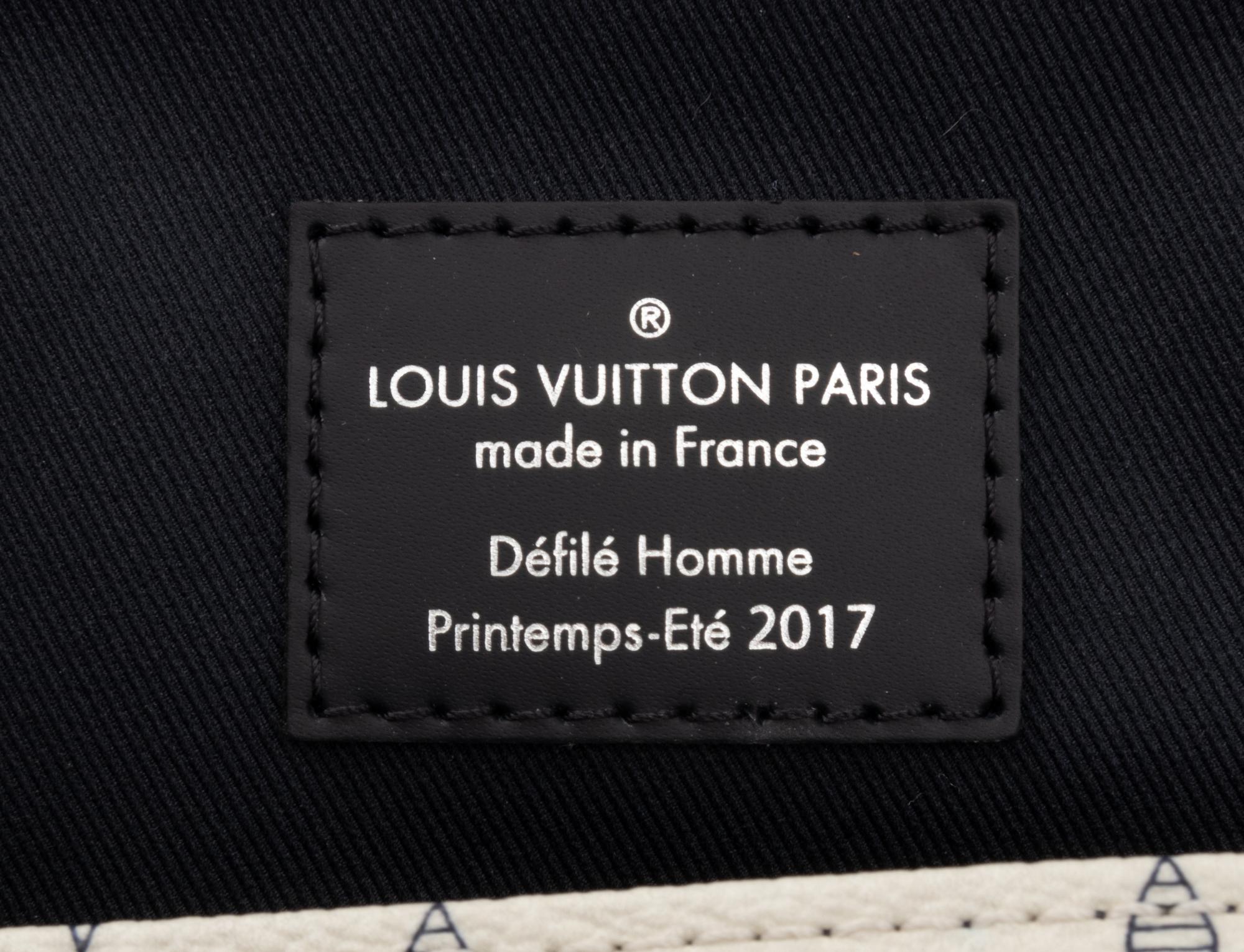 Louis Vuitton Limited Edition Chapman Steamer Backpack in Monogram Savane Dune Coated Canvas with Rhino Print, Chapman Brothers, Spring Summer 2017