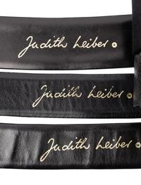 Three Judith Leiber Adjustable Belts, 1980-1990s