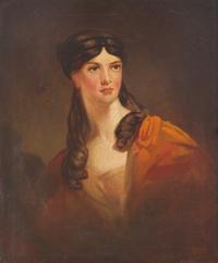 Attributed to Thomas Sully (1783-1872), Portrait of Frances Anne "Fanny" Kemble (1809-1893) in the Character of Bianca