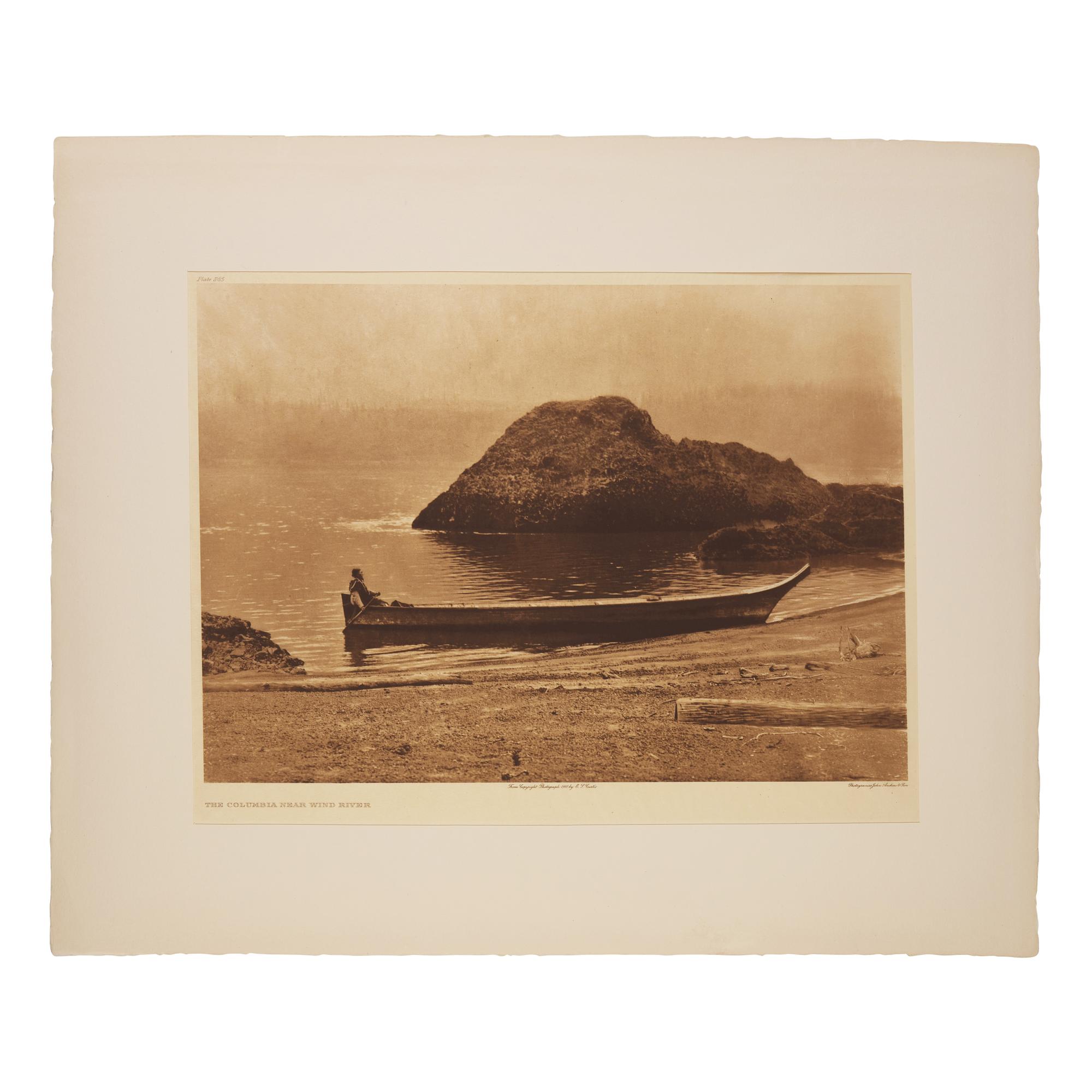 Edward Curtis (American, 1868-1952) — The Columbia Near Wind River Plate 285