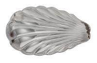 An American Silver Bowl, Reed & Barton, Taunton, MA, of elongated shell form with four spherical feet.