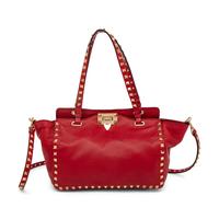 Valentino, Small Red Rockstud Tote