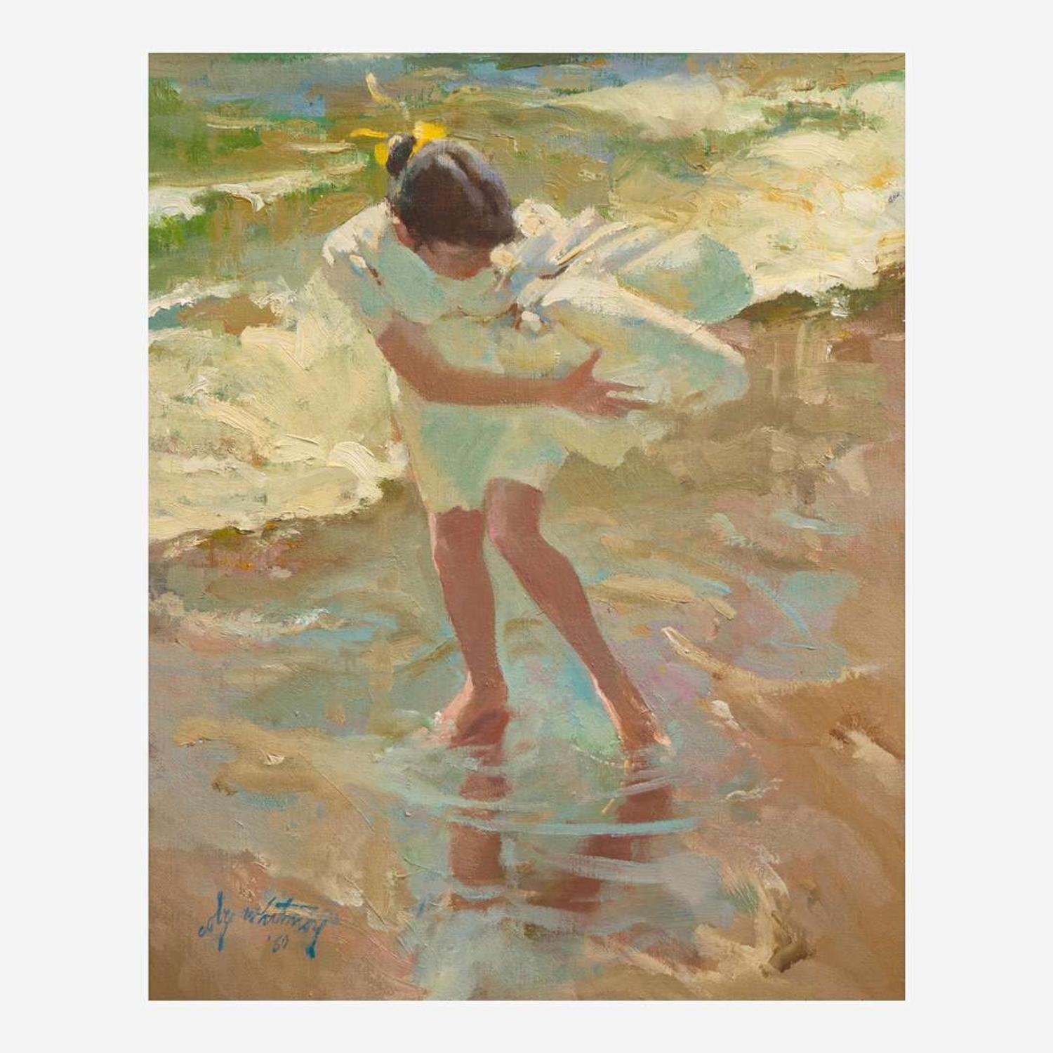 Coby Whitmore (American, 1913–1988) Windy Beach