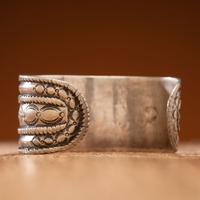 Navajo Stamped Ingot Cuff Bracelet