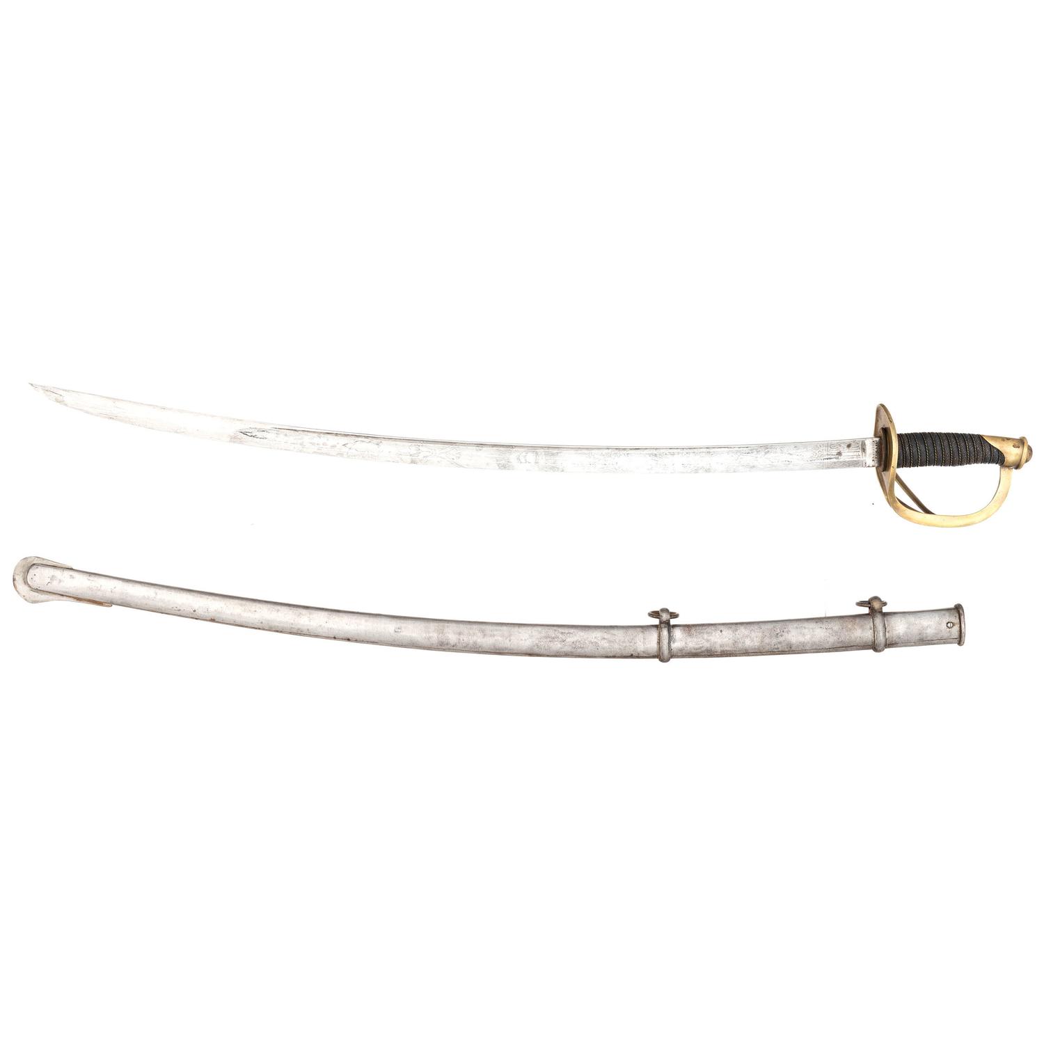 Scarce P.S. Justice U.S. Model 1860 Cavalry Officer's Saber