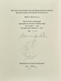 [Sendak, Maurice] Potter, Beatrix. The Tale of Peter Rabbit
