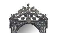 A Venetian Style Etched Glass Mirror