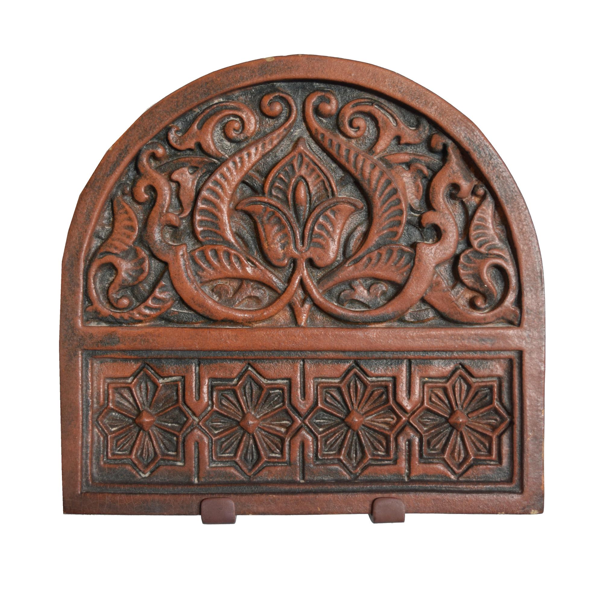 A Terra Cotta Panel from a Chicago Synagogue 14.5" W x 4" D x 13.5" H — United States, 20th Century