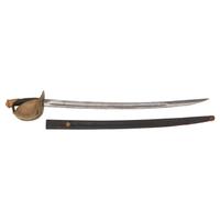 U.S. Model 1860 Naval Cutlass and Scabbard by Ames