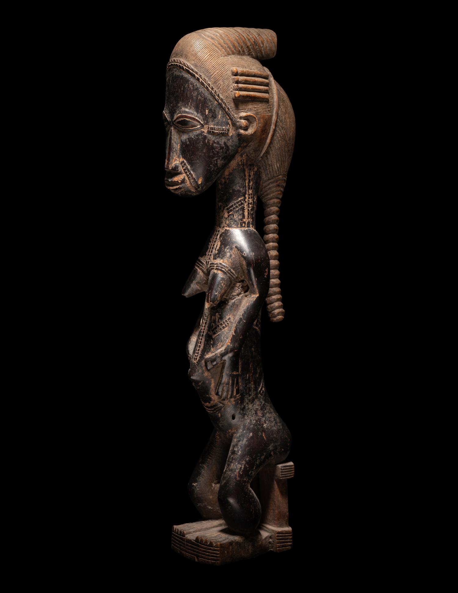 Four African Wood Figures