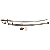 U.S. Model 1860 Light Cavalry Saber by Ames Presented to Capt. (Major) Langford Chapman 28th PA Volunteers - KIA at Chancellorsville