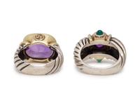 DAVID YURMAN, COLLECTION OF STERLING SILVER AND AMETHYST JEWELRY
