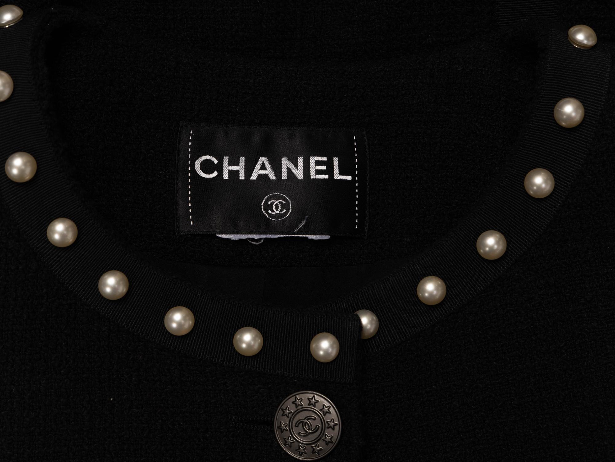 Chanel, Pearl Embellished Cardigan Jacket