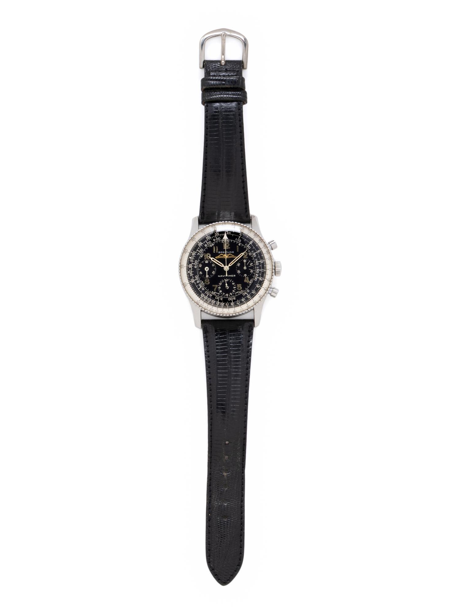BREITLING, REF. 806 STAINLESS STEEL 'NAVITIMER' WATCH