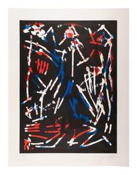 Mul. Bul. Dang & Sentimentality; Seul; Athletes (a group of three prints from The Official Arts Portfolio of the XXIVth Olympiad, Seoul, Korea )