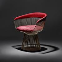 Pair of Chairs with side table