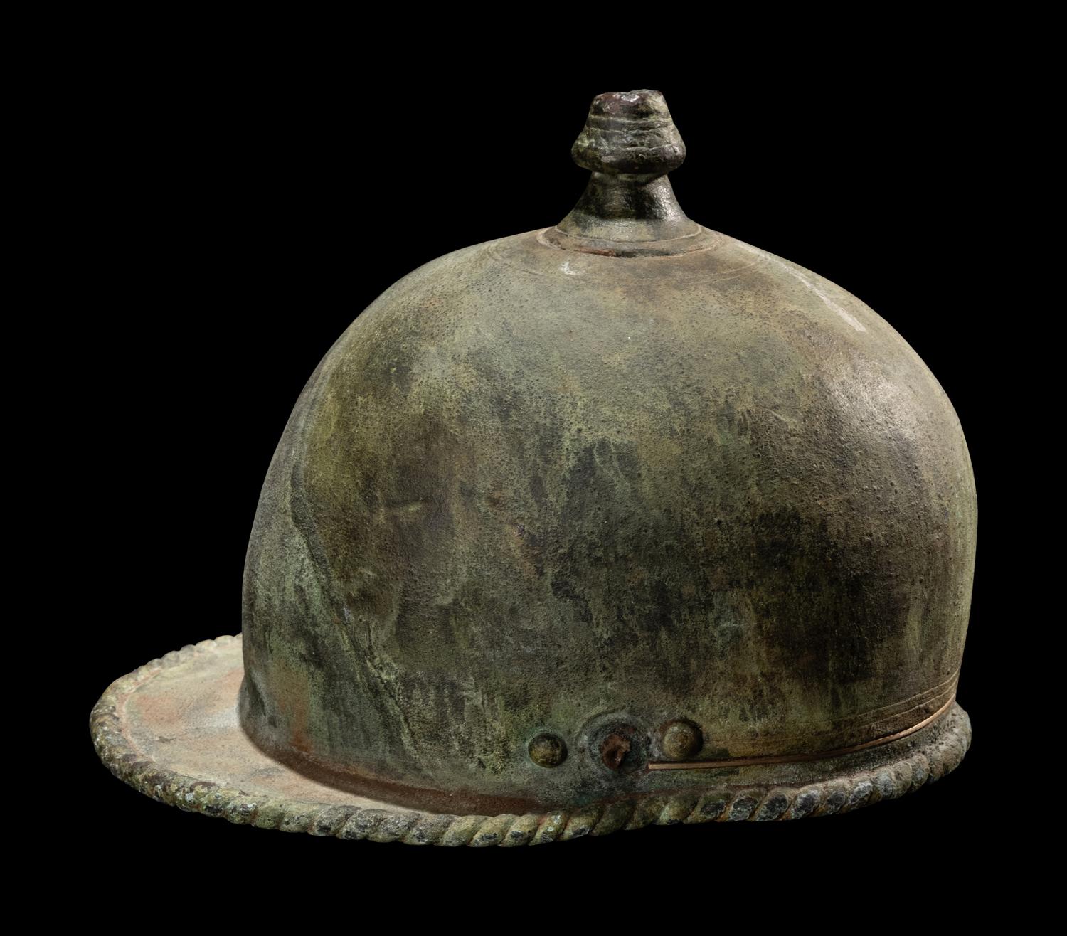 A Roman Bronze Montefortino Helmet