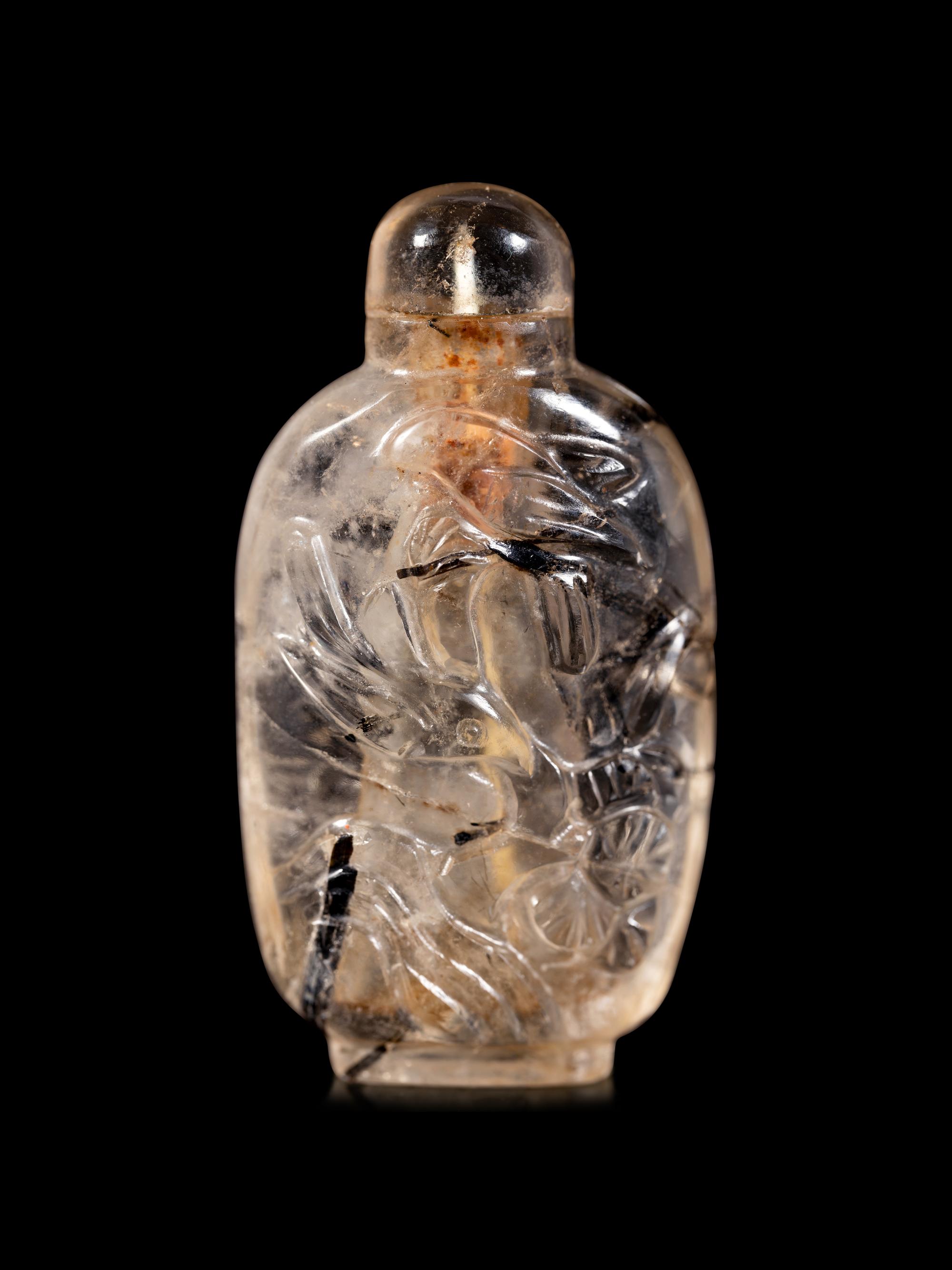 Three Chinese Precious Stone Snuff Bottles