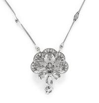 WHITE GOLD AND DIAMOND NECKLACE
