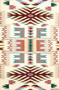 Navajo Jeweled Storm Pattern Weaving