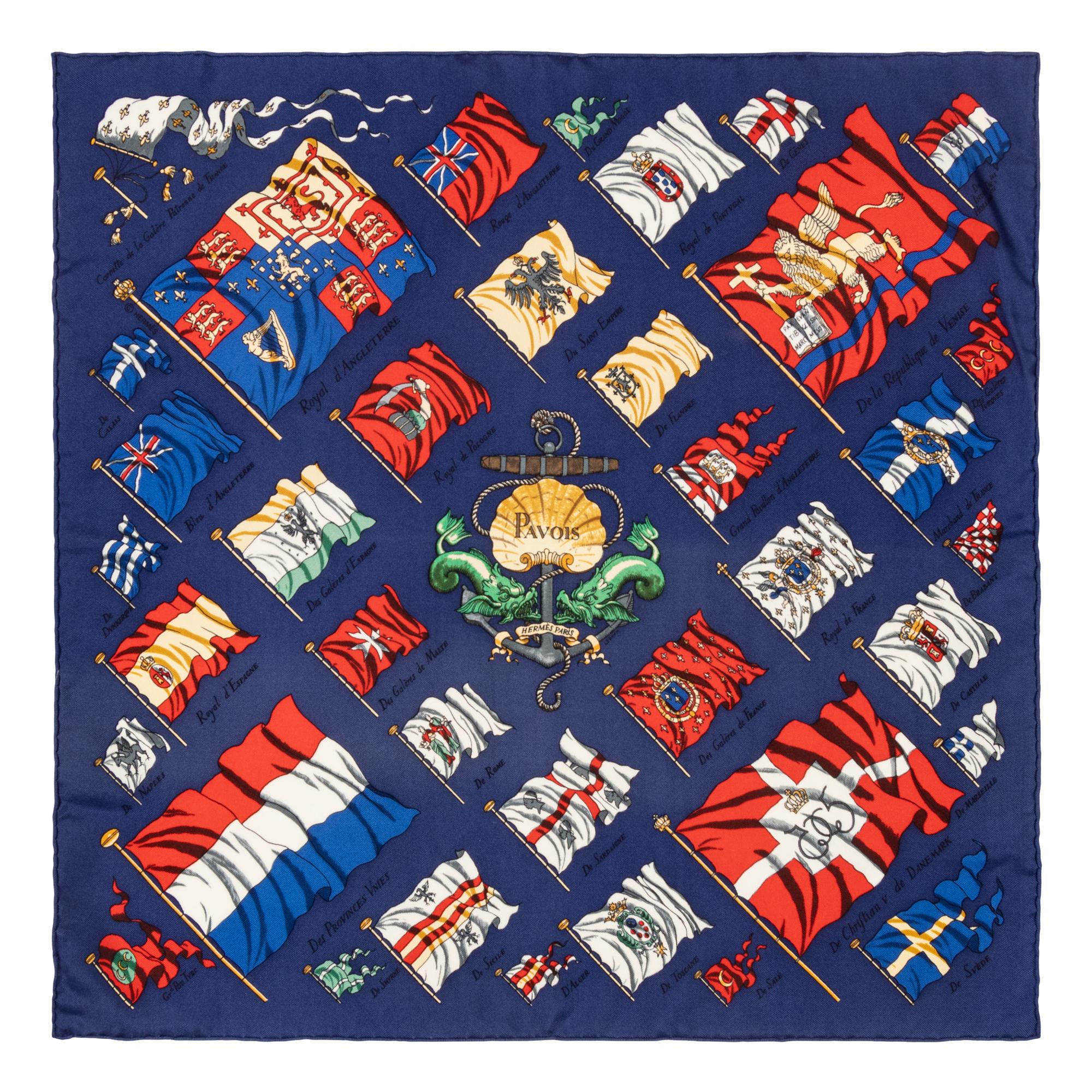 Hermès, Three Scarves & One Handkerchief