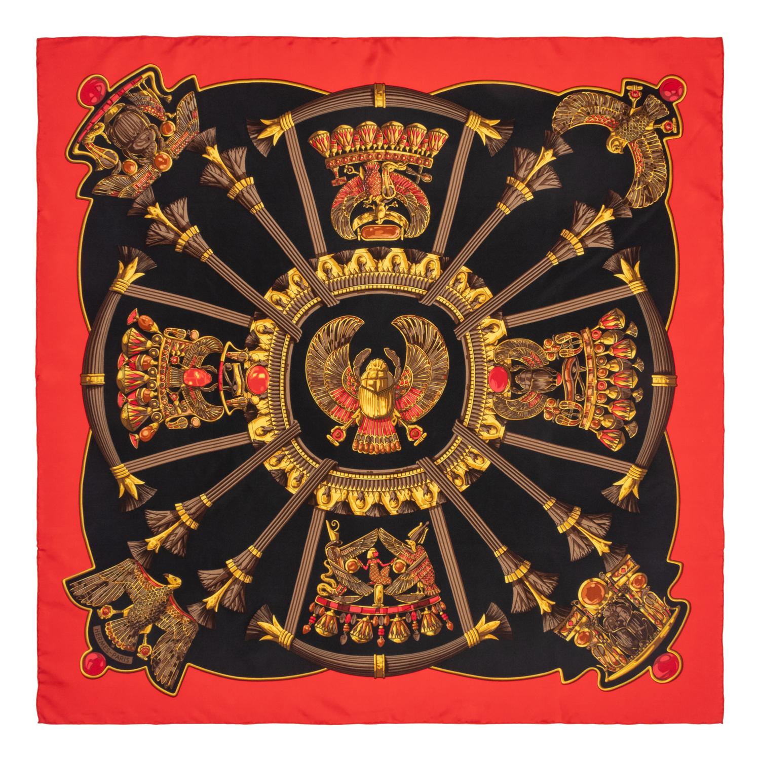 Four Hermès Scarves