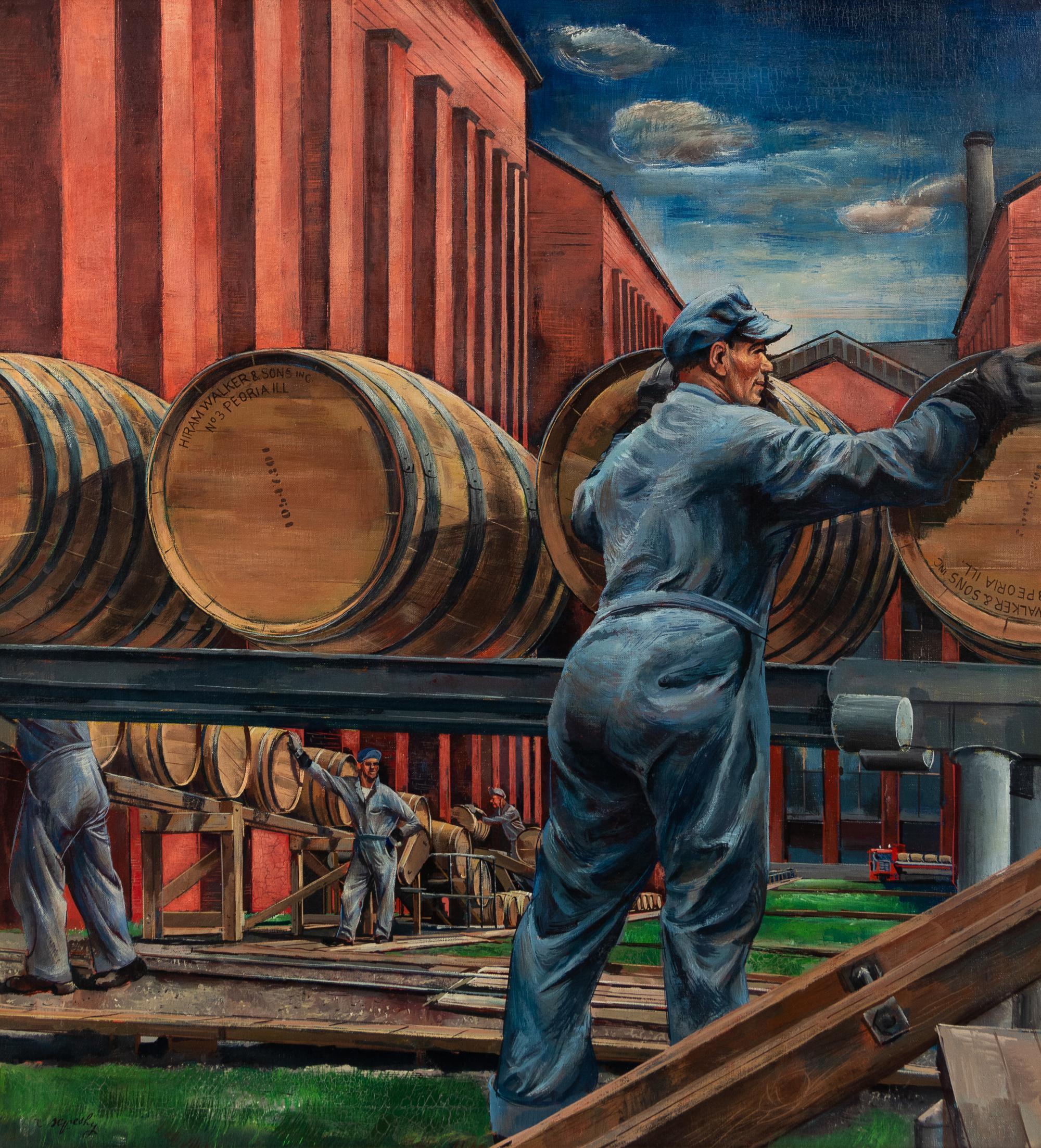 Barrels Rolling into the Rackhouse