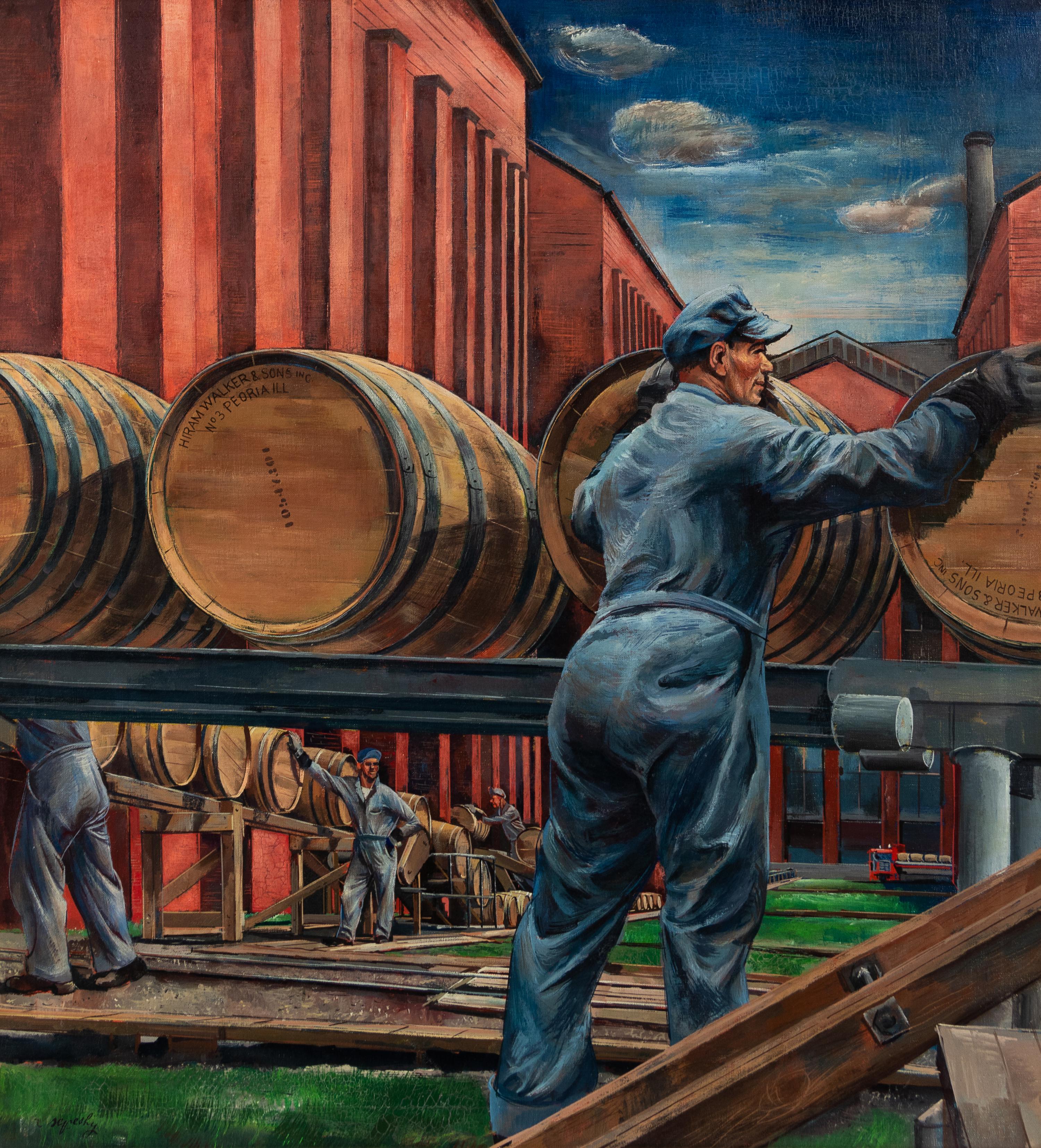 Barrels Rolling into the Rackhouse