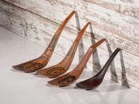 Northwest Coast Painted Wood Spoons