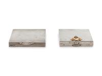 Two Silver Compacts