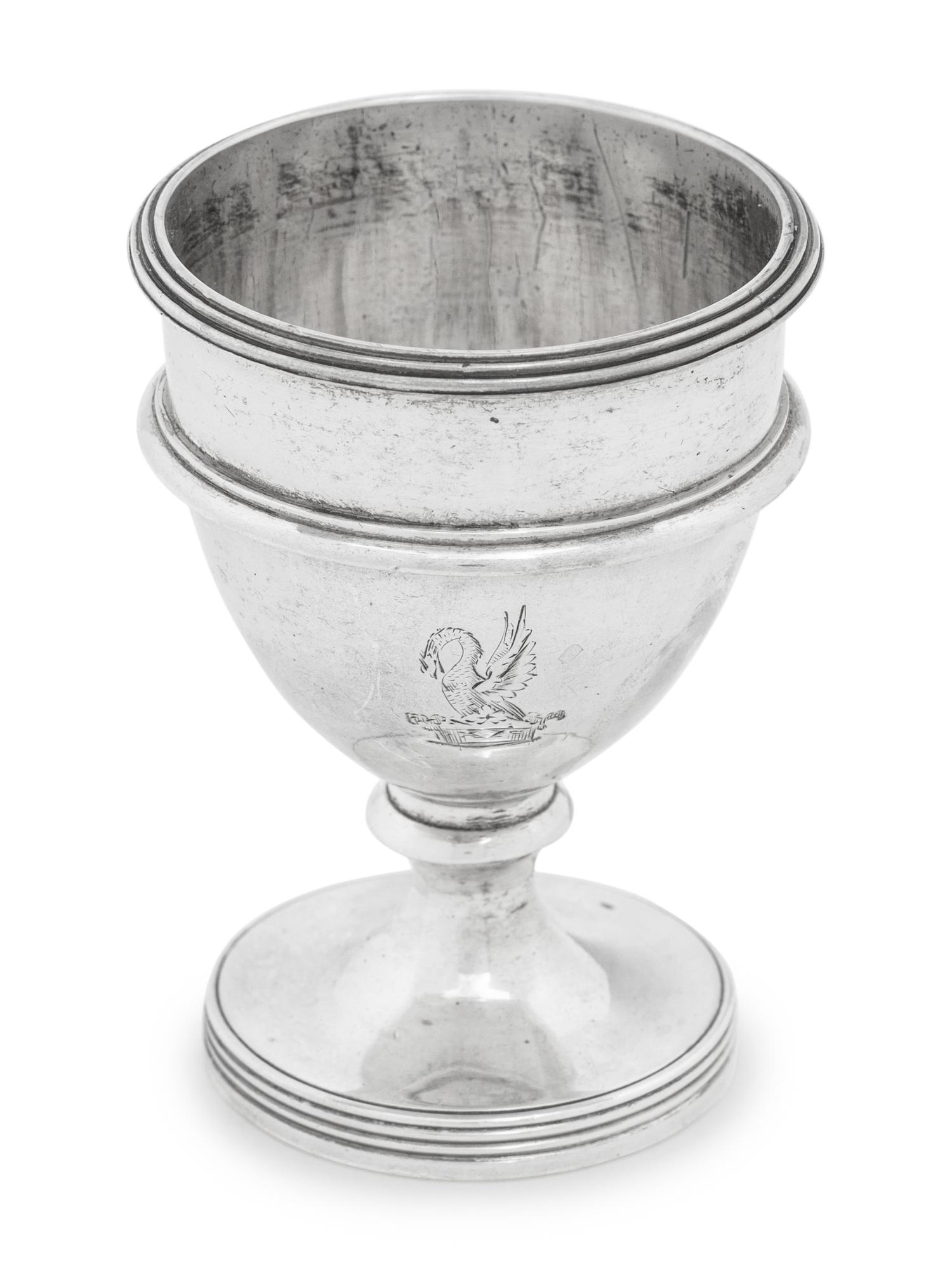 A George III Silver Egg Cruet