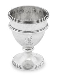 A George III Silver Egg Cruet