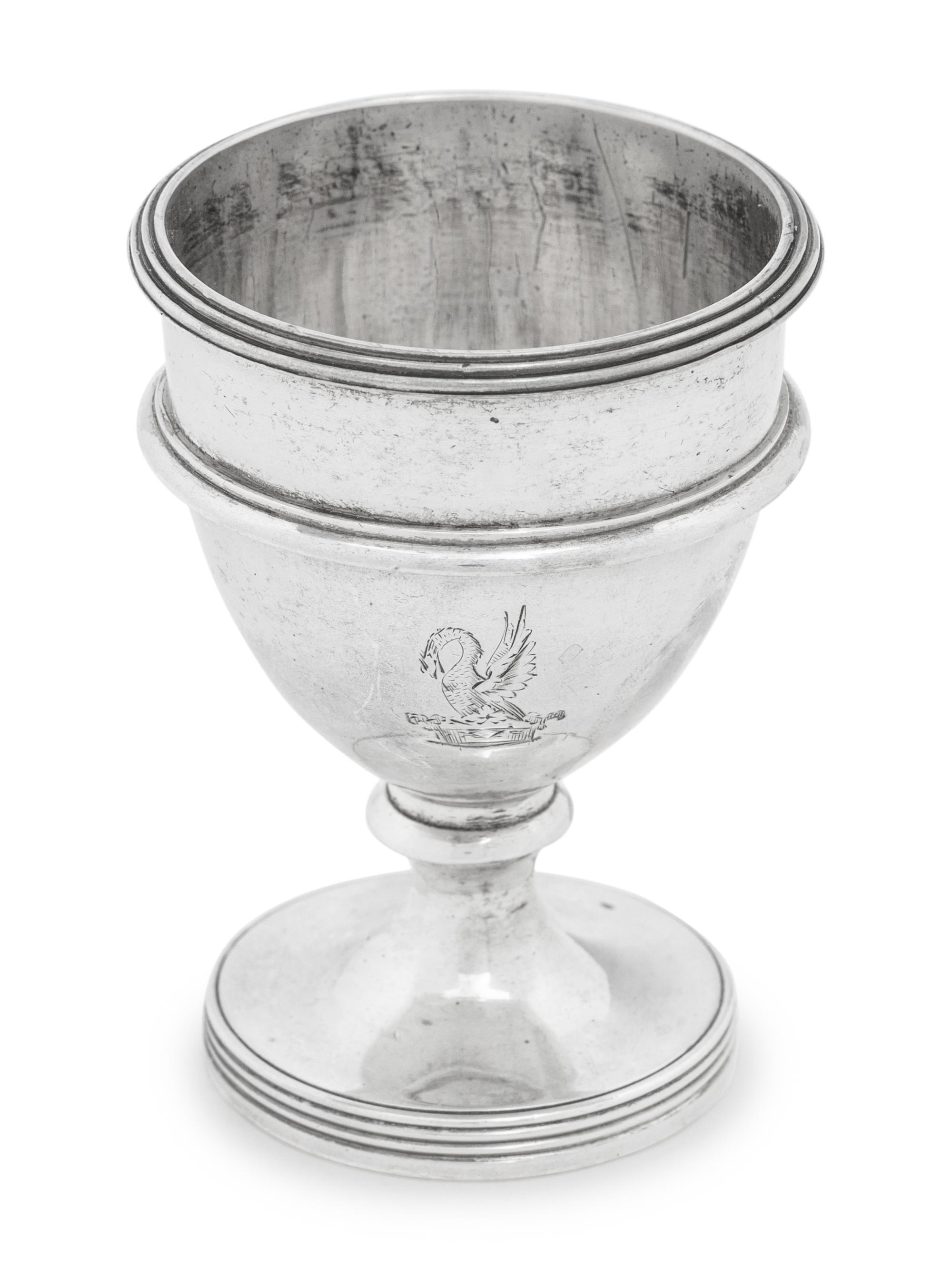 A George III Silver Egg Cruet