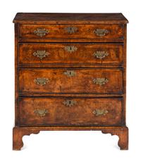 A George I Walnut Chest of Drawers