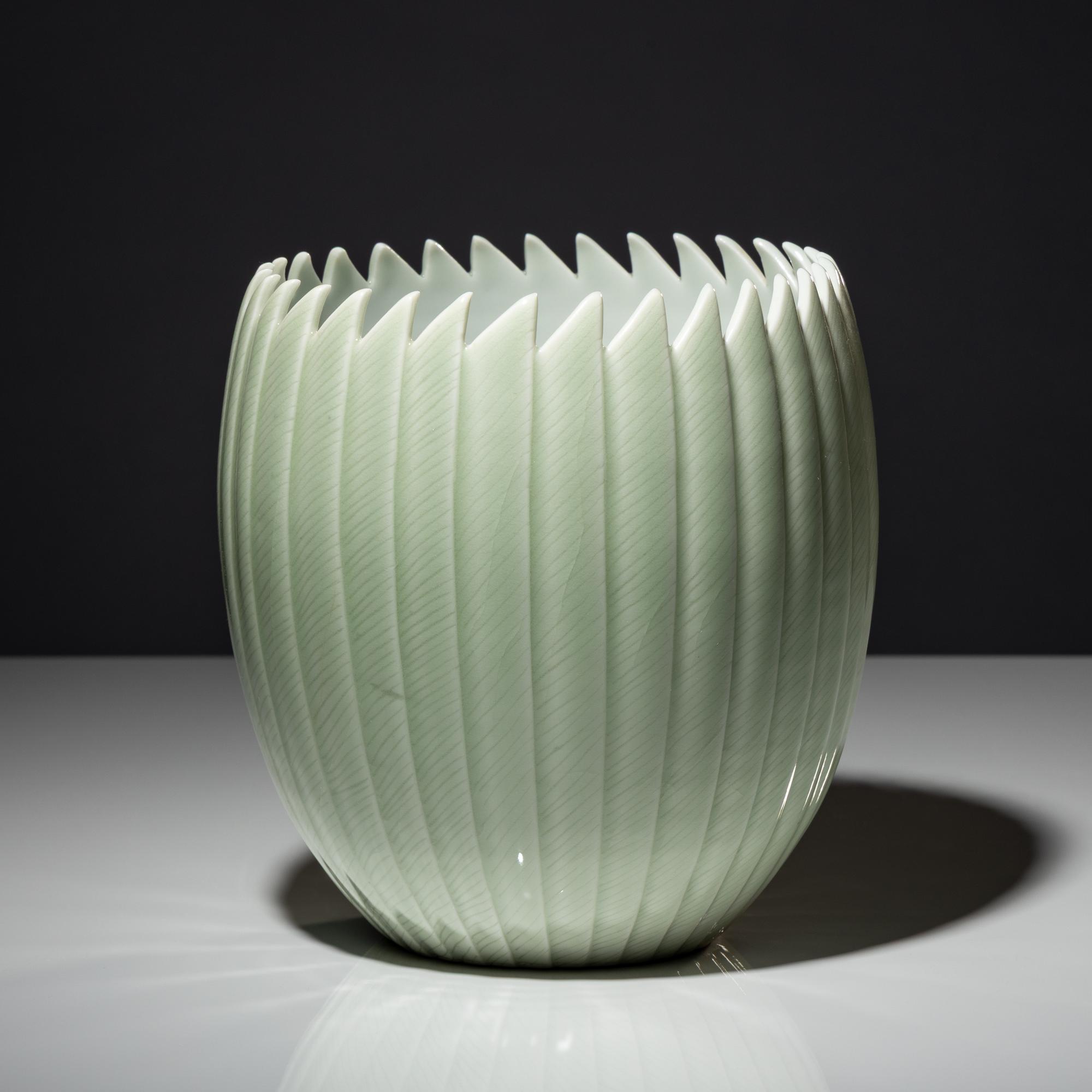 Fluted Celadon bowl, 1995