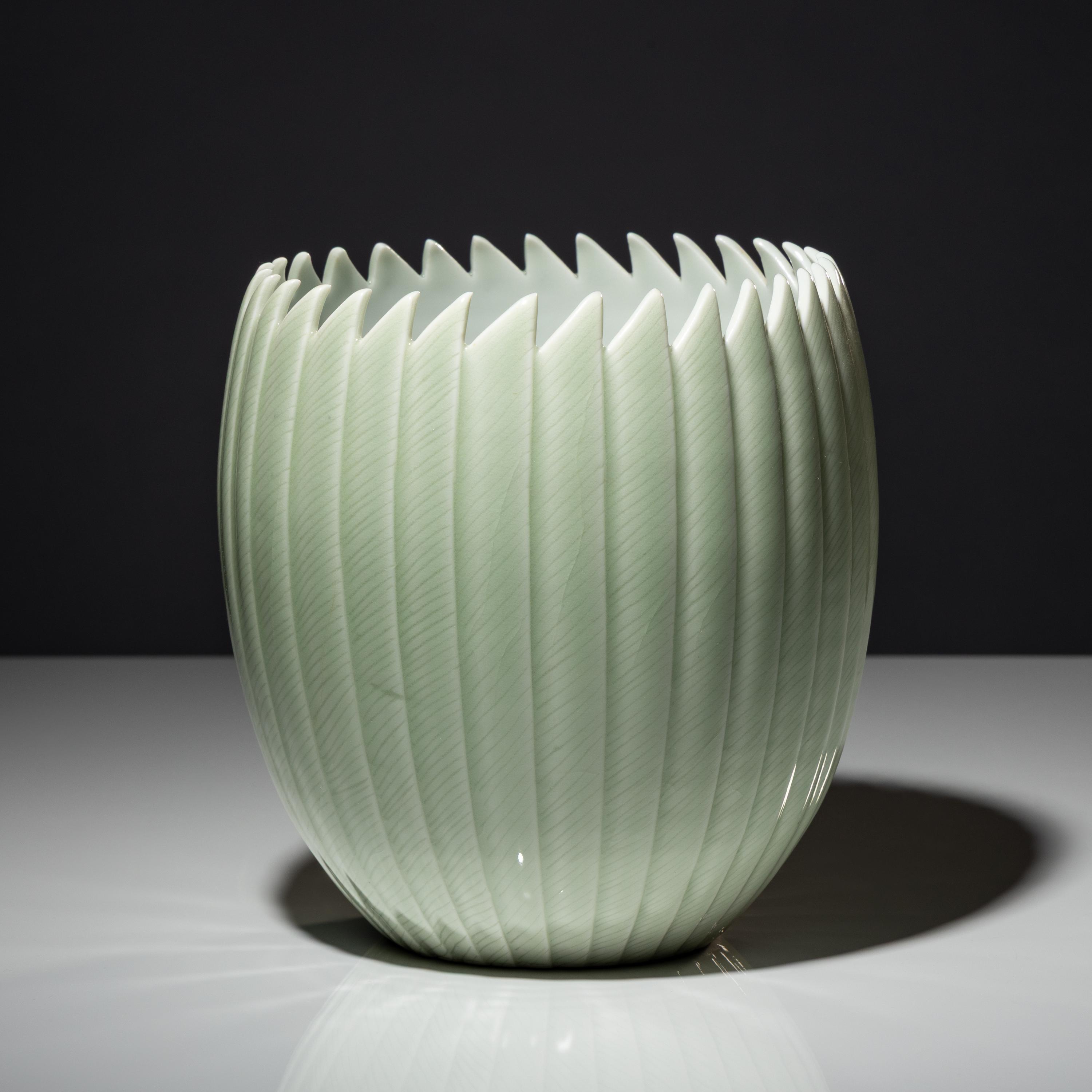 Fluted Celadon bowl, 1995