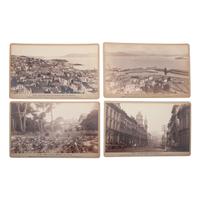 [CALIFORNIA]. A group of 7 boudoir cards by Watkins and Billington showing San Francisco including the Sutro Baths, comprising: