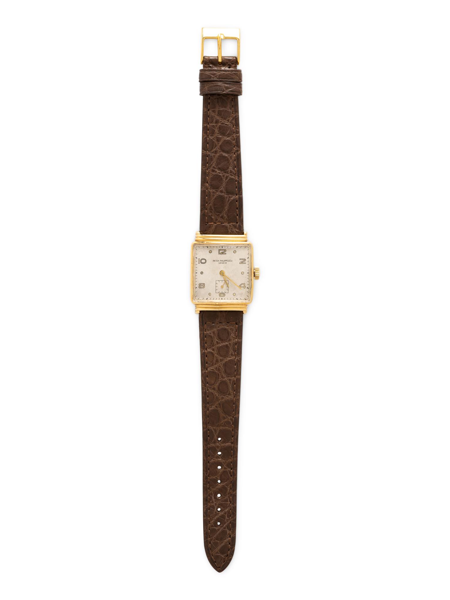 PATEK PHILIPPE, 'PRE-REFERENCE' 18K YELLOW GOLD WATCH