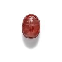 An Etruscan Carnelian Scarab with a Quadriga Chariot