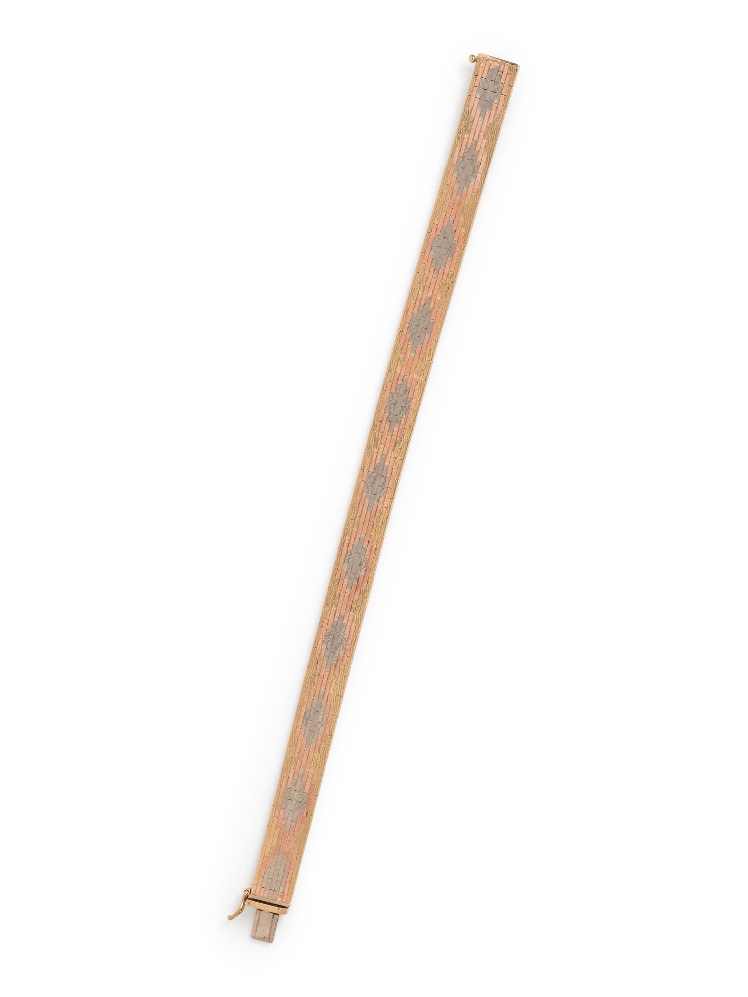 TRICOLOR GOLD BRACELET